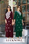 Lucknowi Vol 1 By Passion Tree Cotton Dhabu Kurti With Bottom Wholesalers In Surat